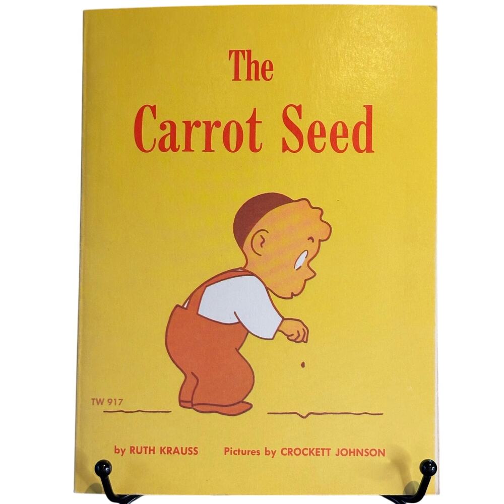 VTG 1945 The Carrot Seed Book by Ruth Krauss, Pics by Crockett Johnson, PB